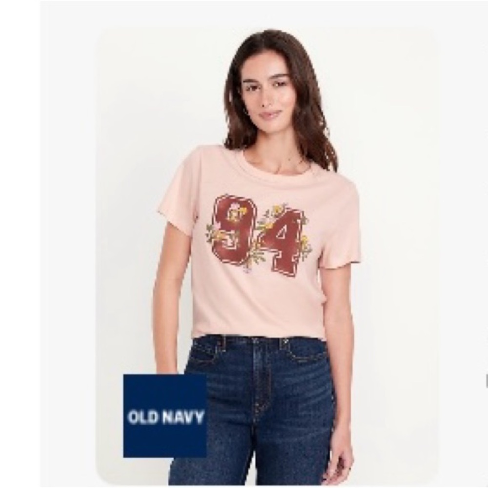NWT Old Navy Graphic Short Sleeve EveryWear Tee SZ XL